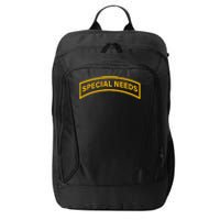 Special Needs Tab City Backpack