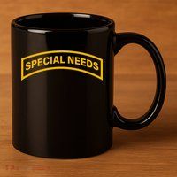 Special Needs Tab 11oz C Handle Ceramic Mug