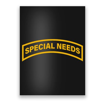 Special Needs Tab Poster