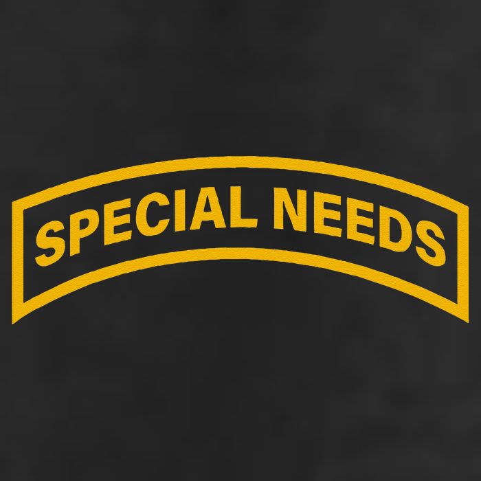 Special Needs Tab Golf Towel