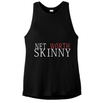 Skinny Net Worth Coffee Meets Bagel Ladies PosiCharge Tri-Blend Wicking Tank