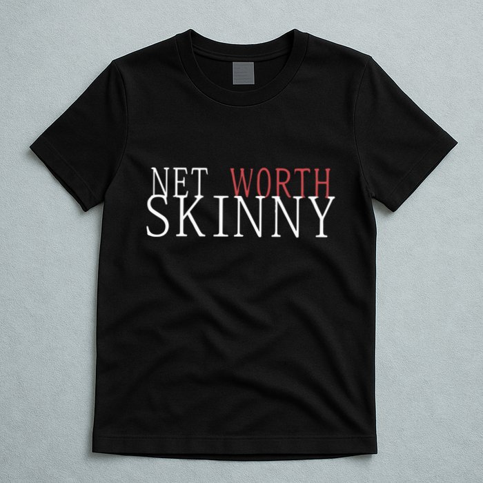 Skinny Net Worth Coffee Meets Bagel T-Shirt