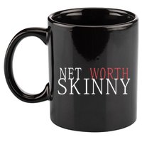 Skinny Net Worth Coffee Meets Bagel 11oz C Handle Ceramic Mug