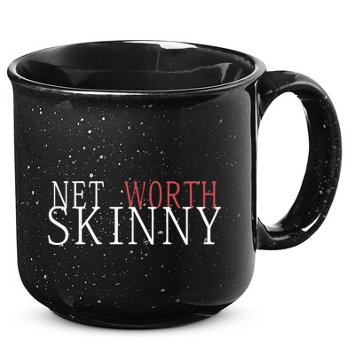 Skinny Net Worth Coffee Meets Bagel 15oz Campfire Ceramic Mug