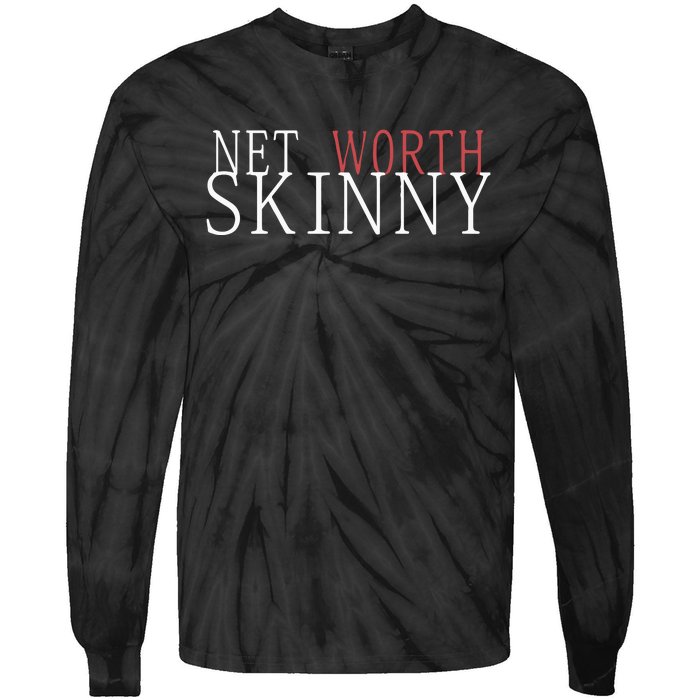 Skinny Net Worth Coffee Meets Bagel Tie-Dye Long Sleeve Shirt