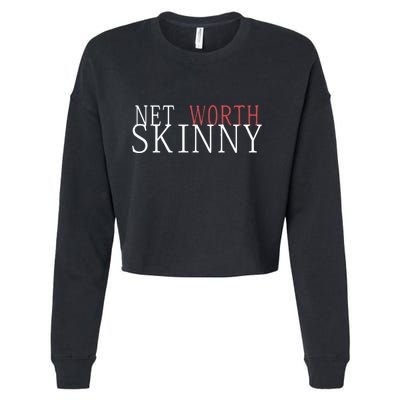 Skinny Net Worth Coffee Meets Bagel Cropped Pullover Crew