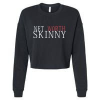Skinny Net Worth Coffee Meets Bagel Cropped Pullover Crew