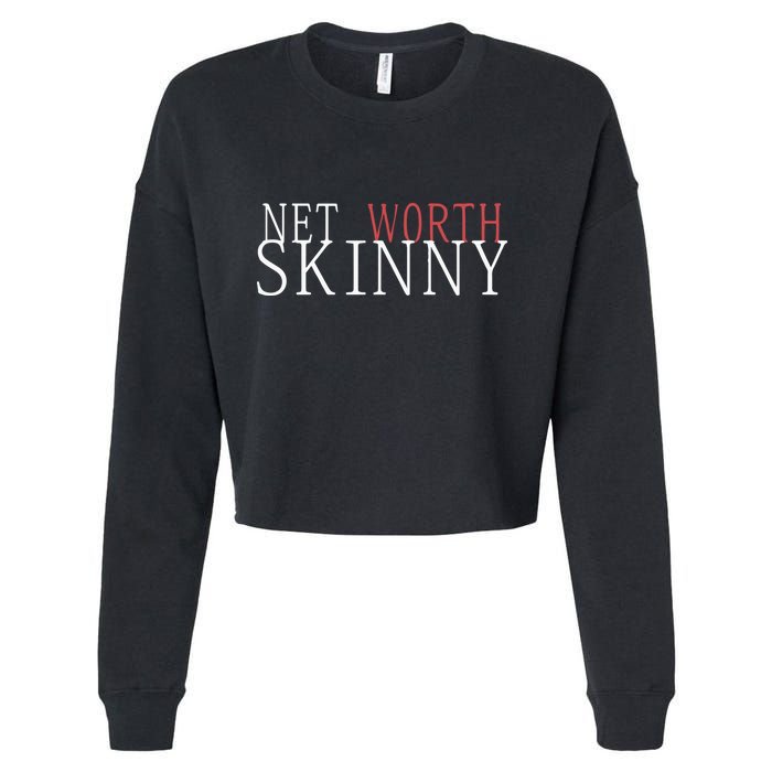Skinny Net Worth Coffee Meets Bagel Cropped Pullover Crew
