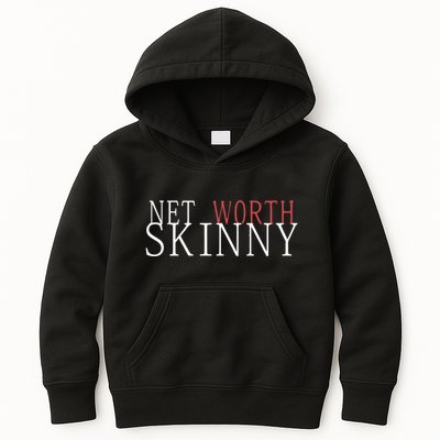 Skinny Net Worth Coffee Meets Bagel Kids Hoodie
