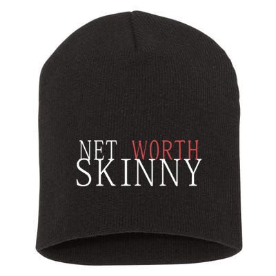 Skinny Net Worth Coffee Meets Bagel Short Acrylic Beanie