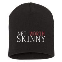 Skinny Net Worth Coffee Meets Bagel Short Acrylic Beanie