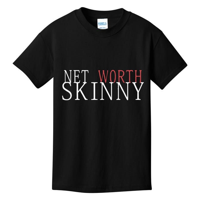 Skinny Net Worth Coffee Meets Bagel Kids T-Shirt
