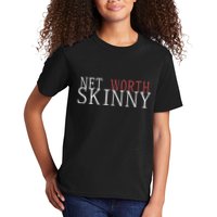 Skinny Net Worth Coffee Meets Bagel Kids T-Shirt