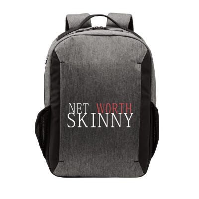Skinny Net Worth Coffee Meets Bagel Vector Backpack