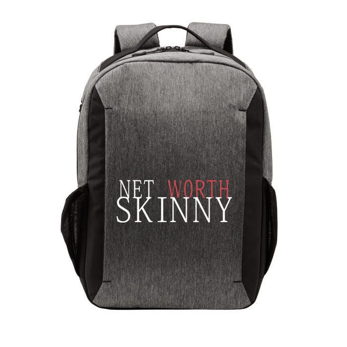 Skinny Net Worth Coffee Meets Bagel Vector Backpack