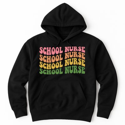 School Nurse Word Mashup Hoodie