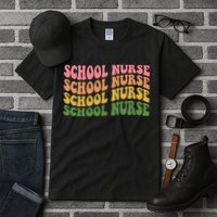 School Nurse Word Mashup Tall T-Shirt
