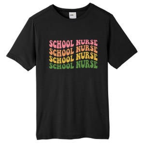 School Nurse Word Mashup Tall Fusion ChromaSoft Performance T-Shirt