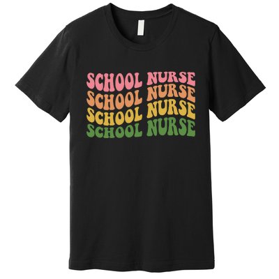 School Nurse Word Mashup Premium T-Shirt