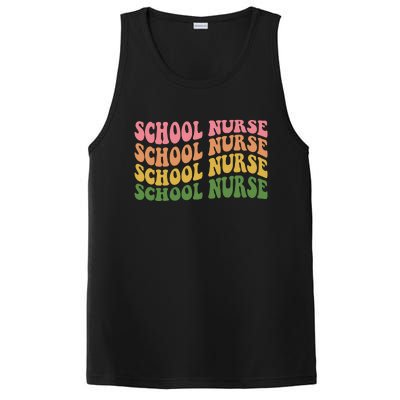 School Nurse Word Mashup PosiCharge Competitor Tank