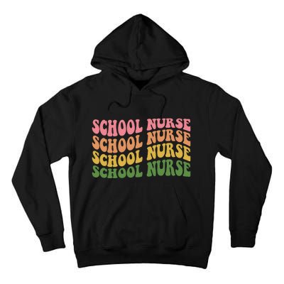 School Nurse Word Mashup Tall Hoodie