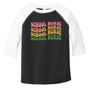 School Nurse Word Mashup Toddler Fine Jersey T-Shirt