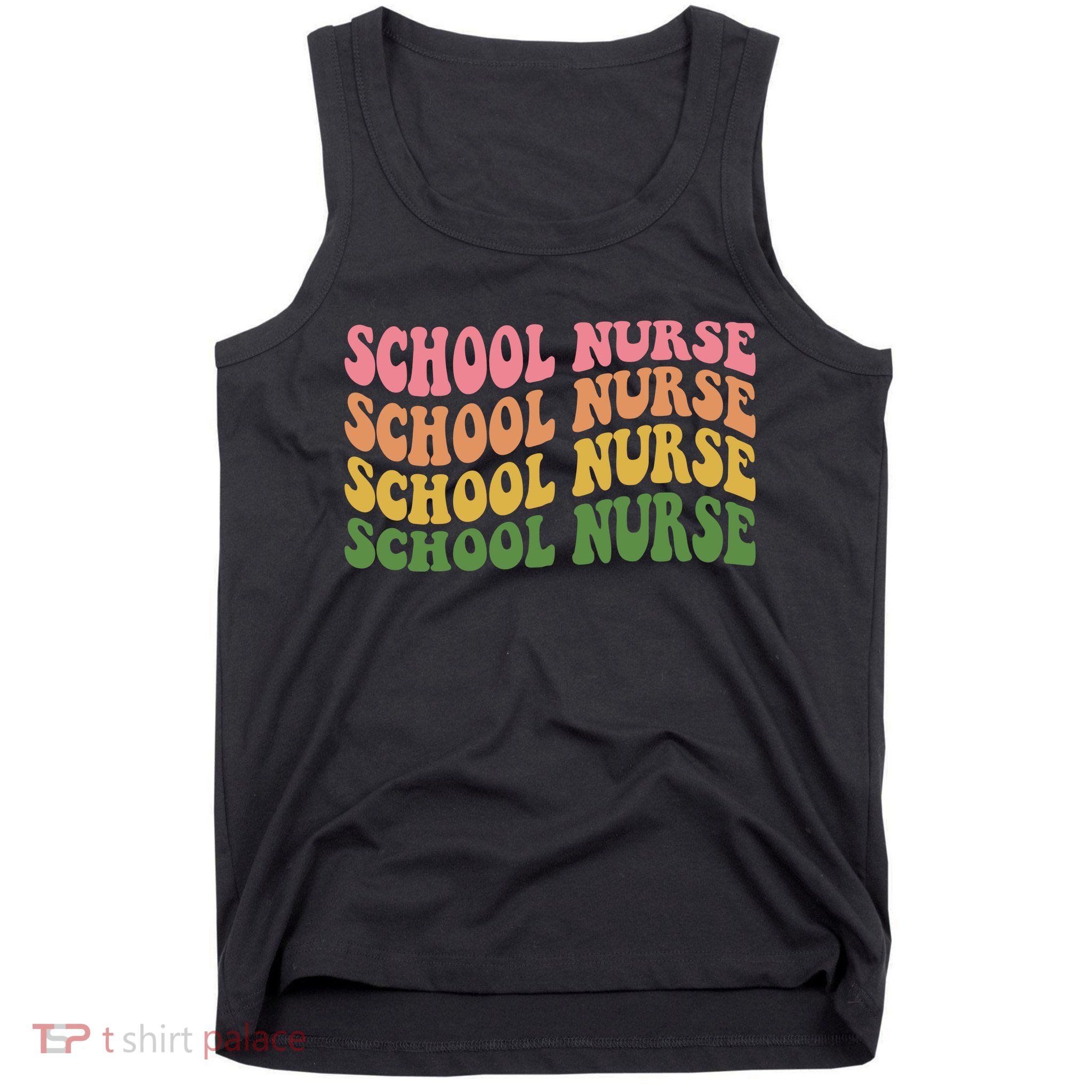 School Nurse Word Mashup Tank Top