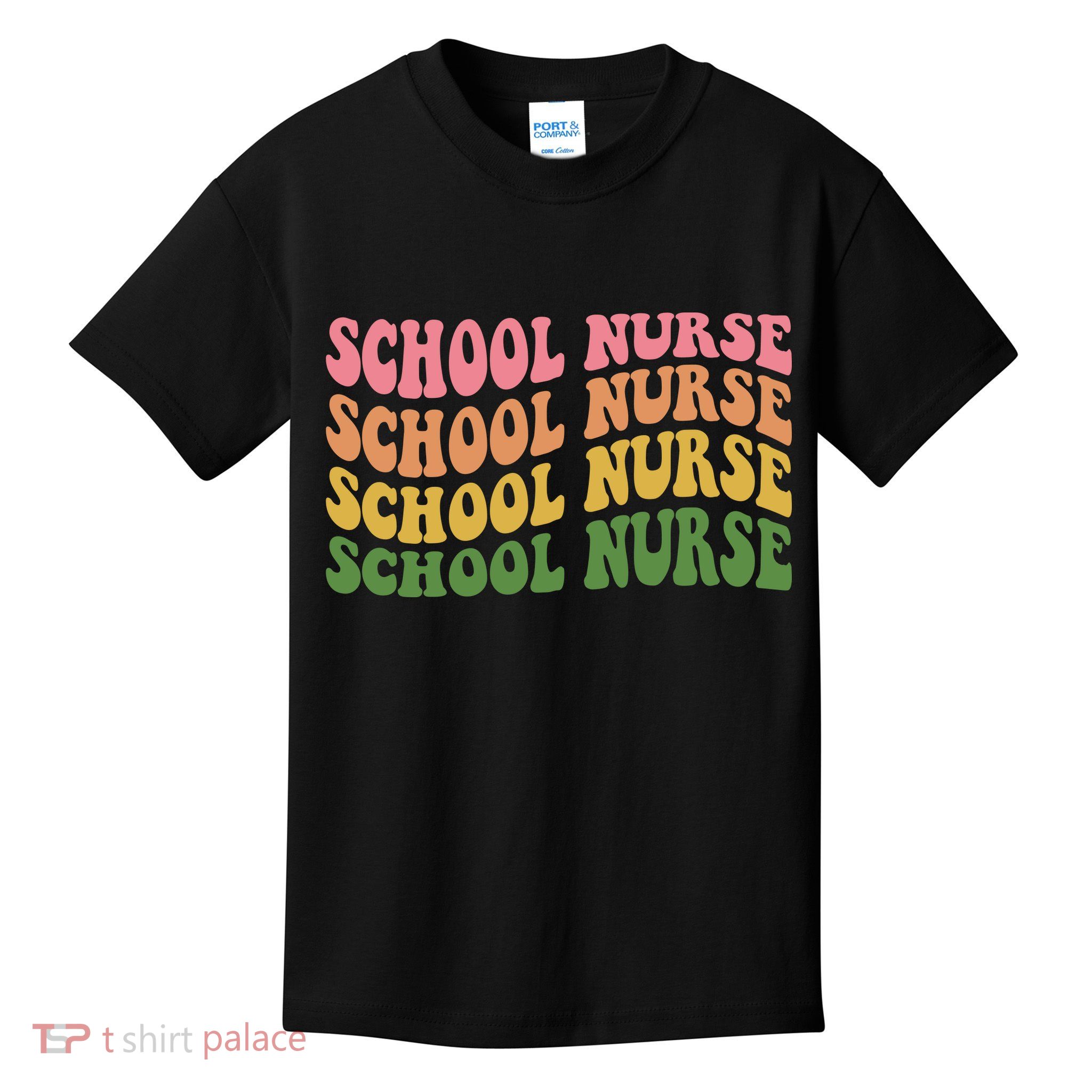 School Nurse Word Mashup Kids T-Shirt