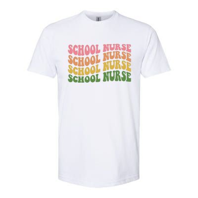 School Nurse Word Mashup Softstyle® CVC T-Shirt