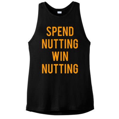 Spend Nutting Win Nutting Next Match Supporter Ladies PosiCharge Tri-Blend Wicking Tank