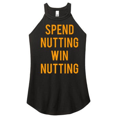 Spend Nutting Win Nutting Next Match Supporter Women’s Perfect Tri Rocker Tank