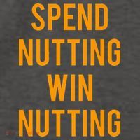 Spend Nutting Win Nutting Next Match Supporter Vector Backpack