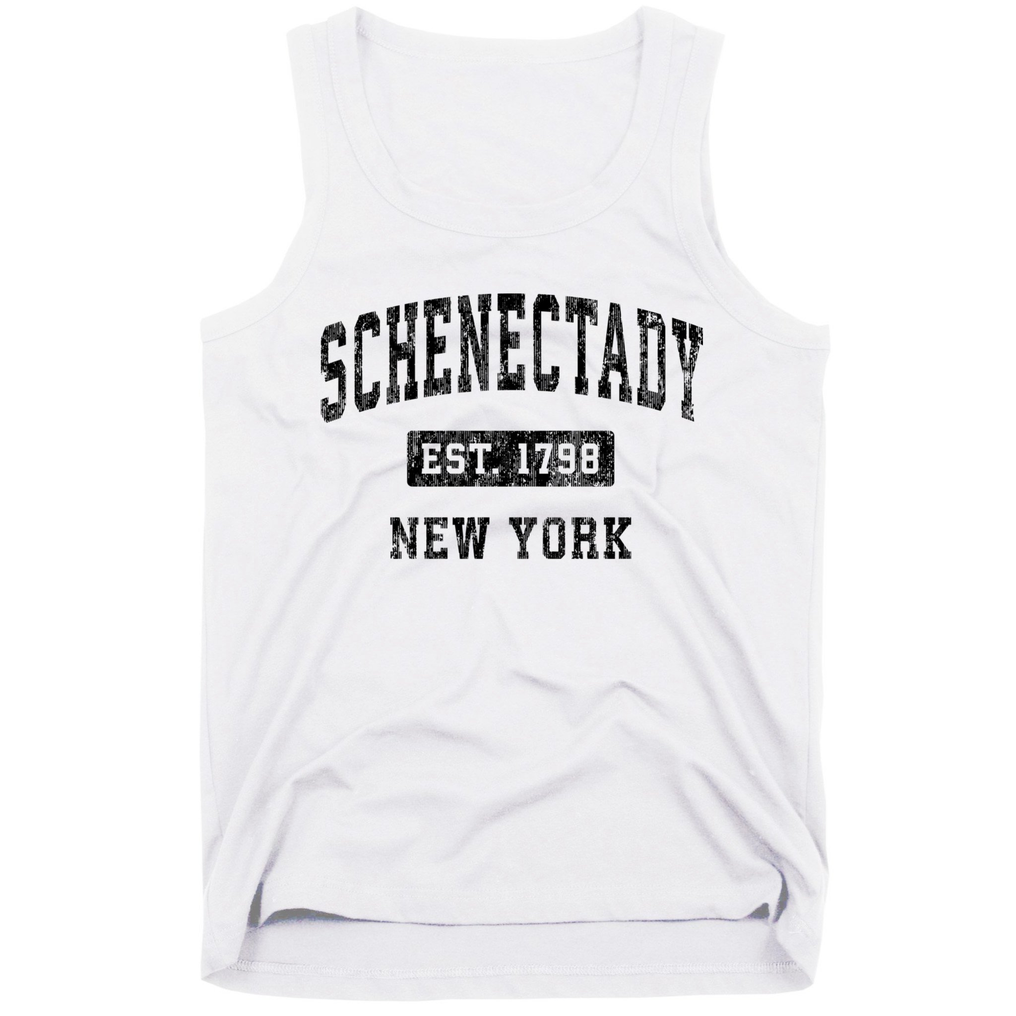 Schenectady New York Ny Vintage Established Sports Design Tank Top
