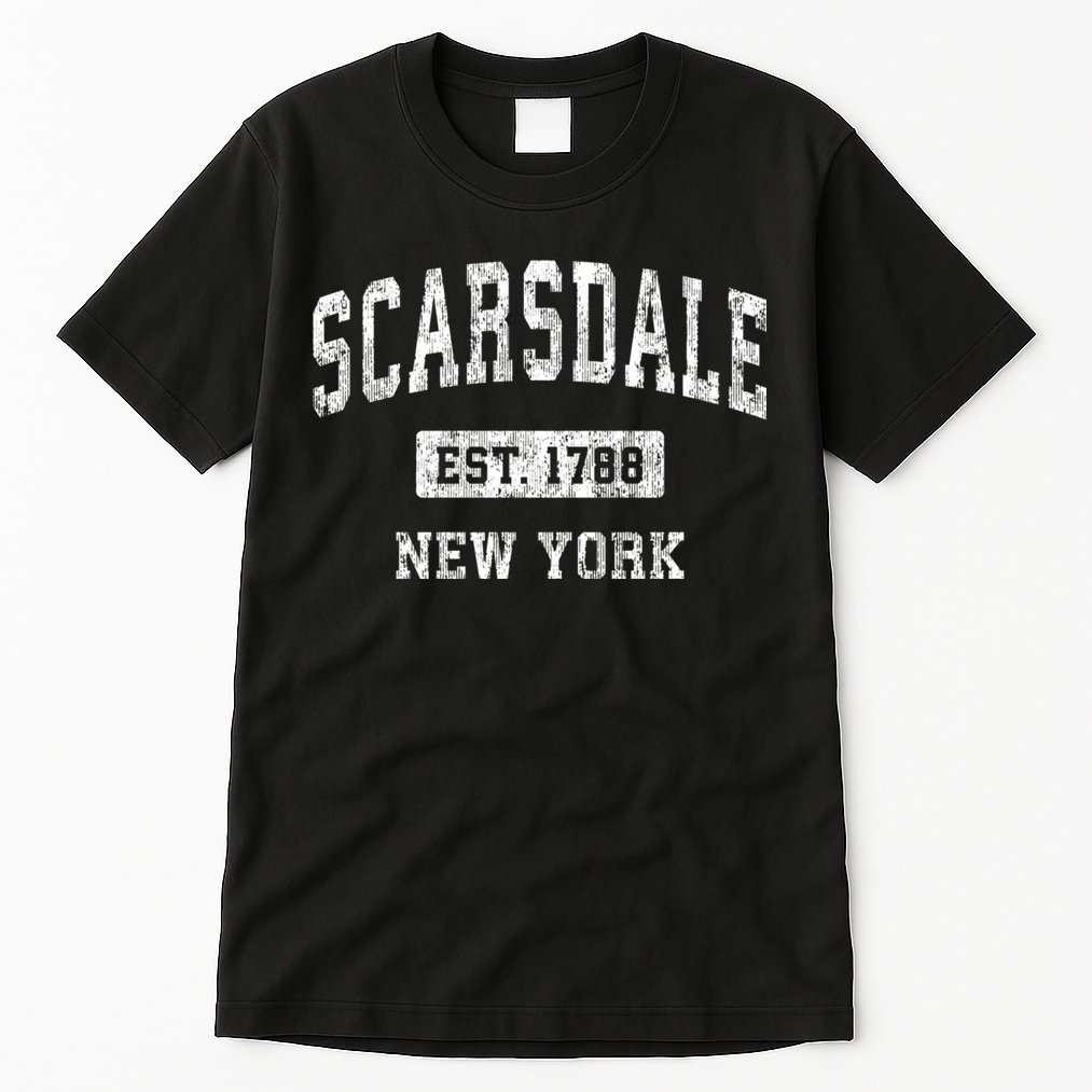 Scarsdale New York Ny Vintage Sports Tall T-Shirt