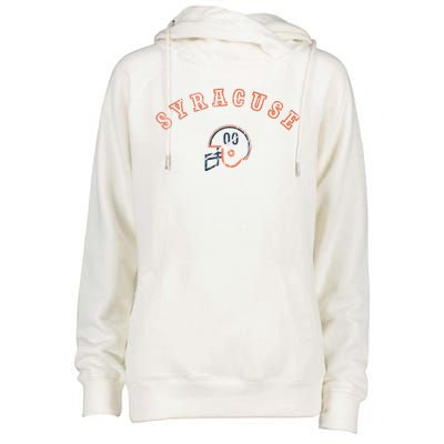 Syracuse, New York Womens Funnel Neck Pullover Hood