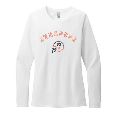 Syracuse, New York Womens CVC Long Sleeve Shirt