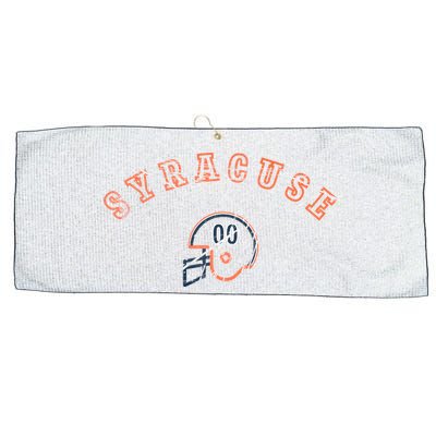 Syracuse, New York Large Microfiber Waffle Golf Towel