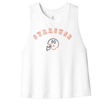 Syracuse, New York Women's Racerback Cropped Tank