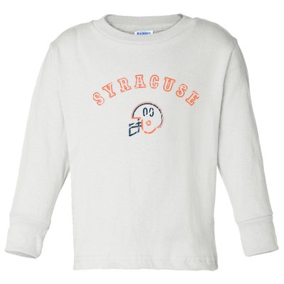 Syracuse, New York Toddler Long Sleeve Shirt