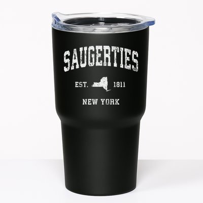 Saugerties New York Ny Vintage Athletic Sports Design Tumbler