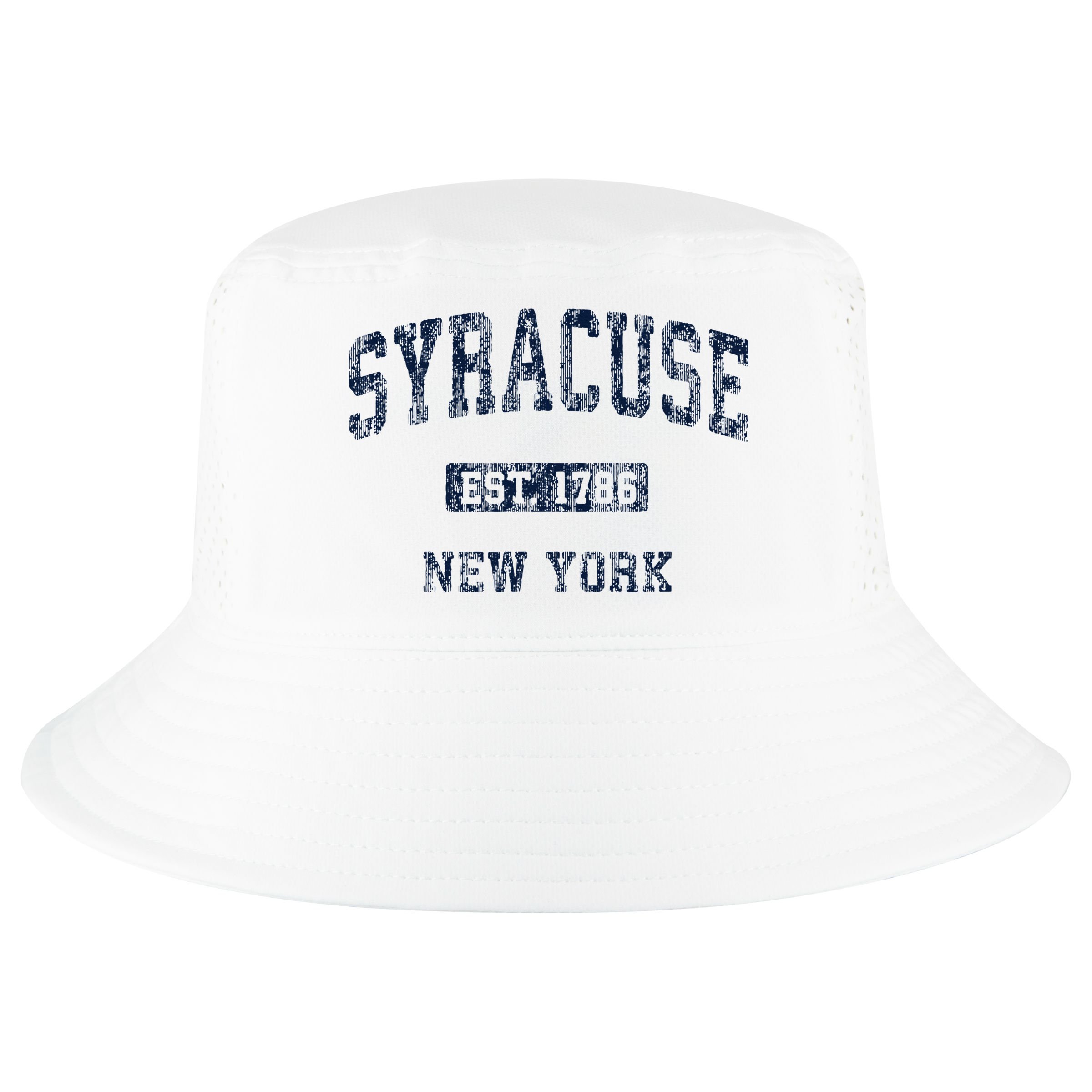 Syracuse New York Ny Vintage Athletic Sports Cool Comfort Performance Bucket Hat