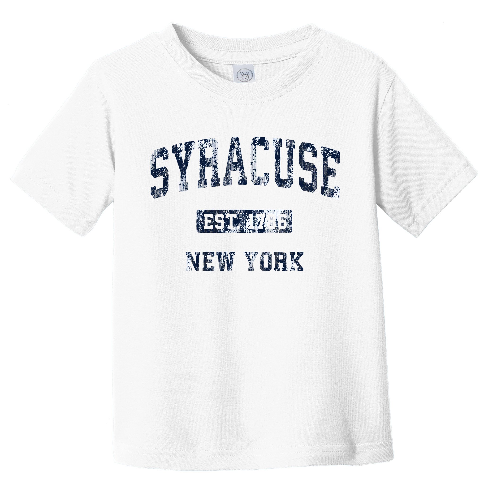 Syracuse New York Ny Vintage Athletic Sports Toddler T-Shirt
