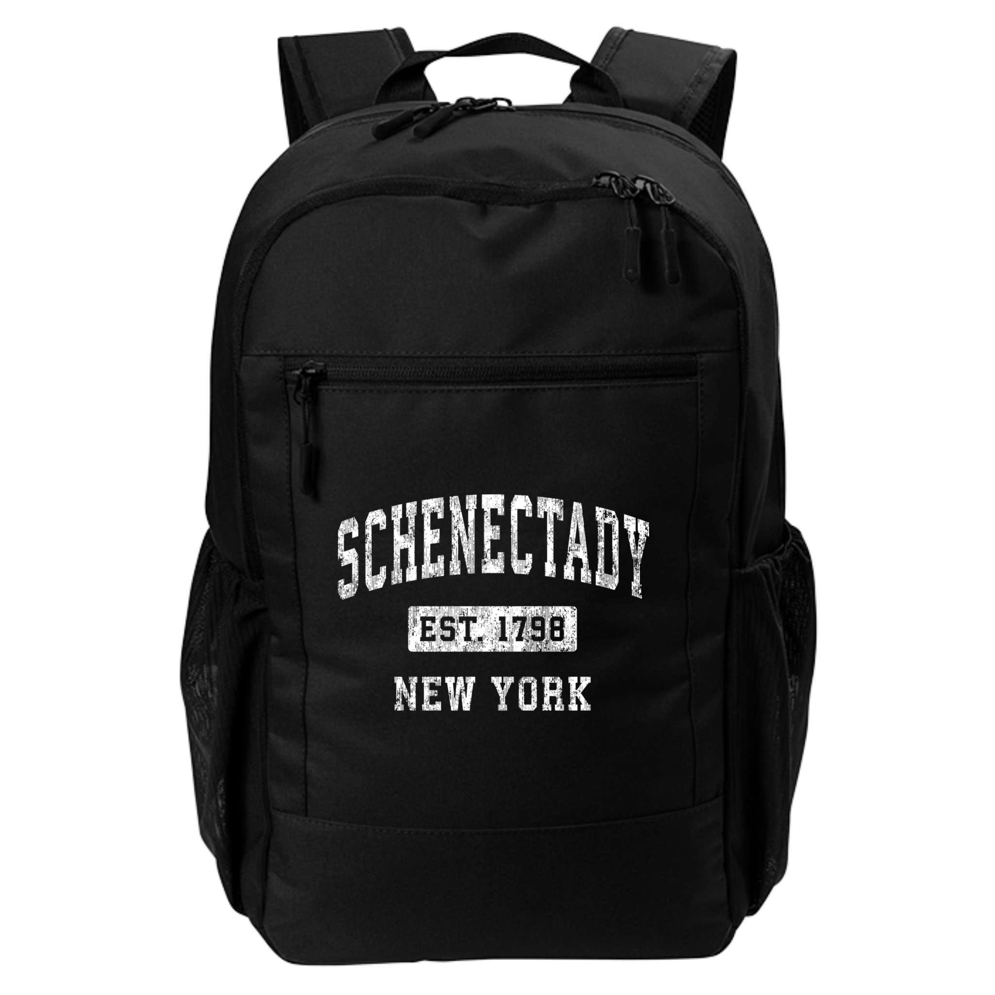 Schenectady New York Ny Vintage Established Sports Design Backpack