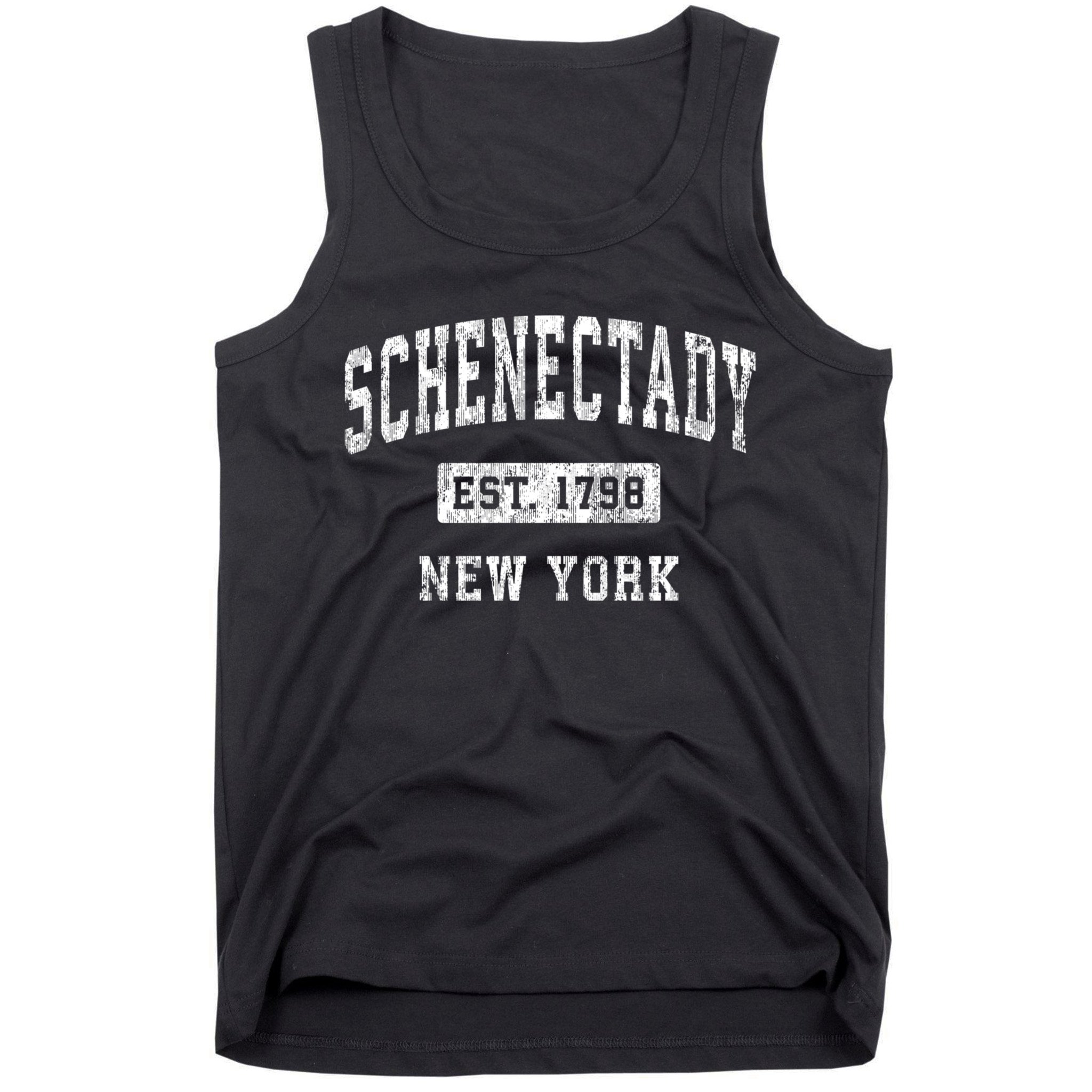 Schenectady New York Ny Vintage Established Sports Design Tank Top