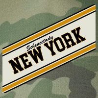 Schenectady New York Varsity Logo Legacy Tie Dye Trucker Hat