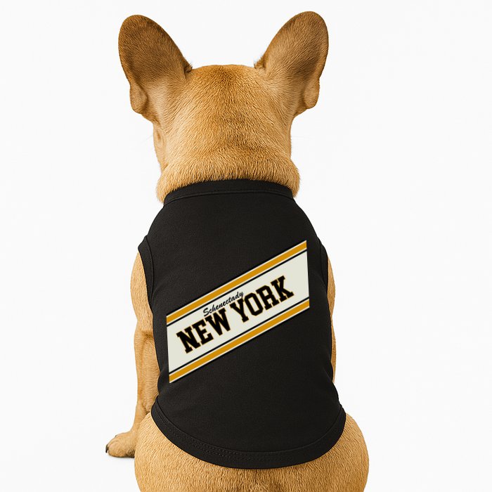Schenectady New York Varsity Logo Doggie Tank
