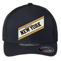 Schenectady New York Varsity Logo Flexfit Unipanel Trucker Cap