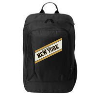 Schenectady New York Varsity Logo City Backpack