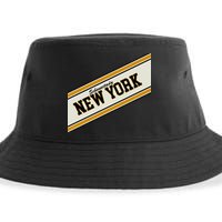 Schenectady New York Varsity Logo Sustainable Bucket Hat
