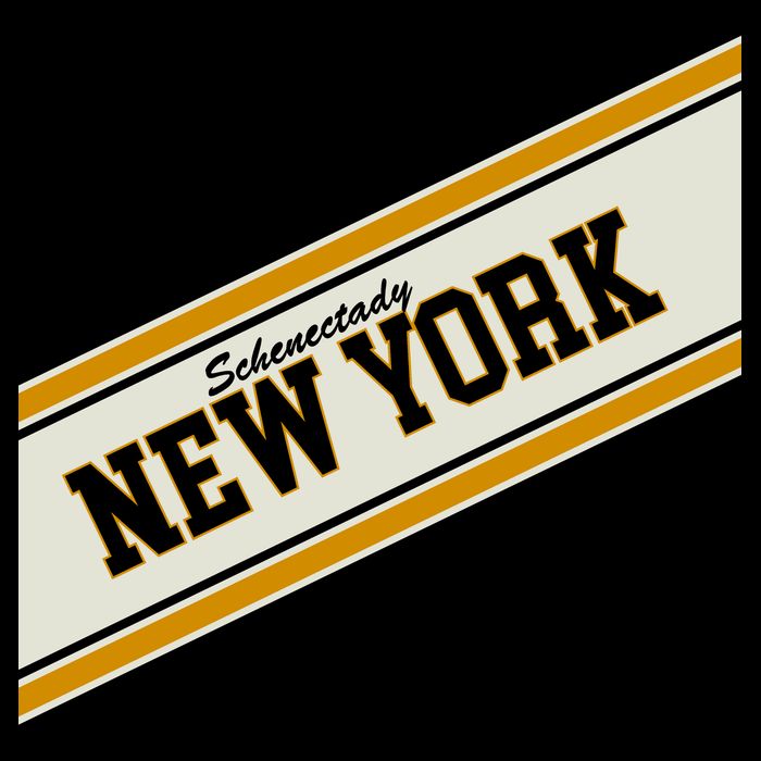 Schenectady New York Varsity Logo Sustainable Bucket Hat